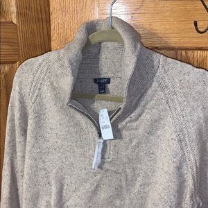 Men's J.Crew Quarter zip. (NEVER USED) (L) (NWT)